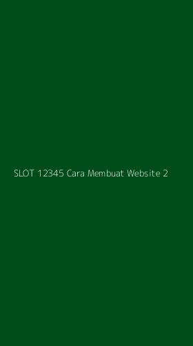 Tampilan Antarmuka Aplikasi Slot 12345 Cara Membuat Website - 2