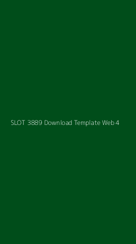 Tampilan Antarmuka Aplikasi Slot 3889 Download Template Web - 4