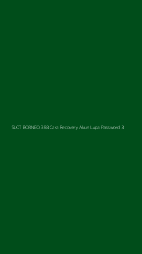 Tampilan Antarmuka Aplikasi Slot Borneo 388 Cara Recovery Akun Lupa Password - 3