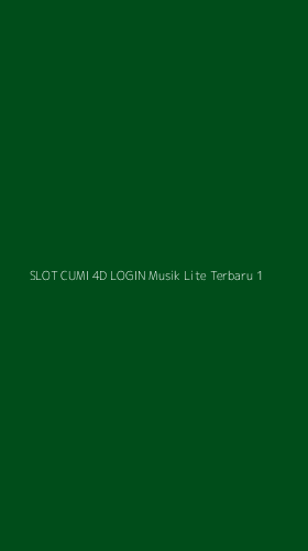 Tampilan Antarmuka Aplikasi Slot Cumi 4d Login Musik Lite Terbaru - 1
