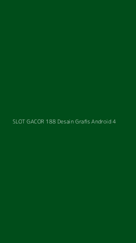 Tampilan Antarmuka Aplikasi Slot Gacor 188 Desain Grafis Android - 4