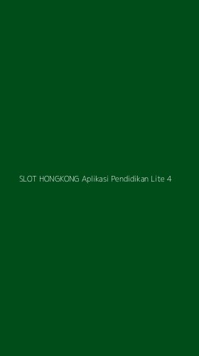 Tampilan Antarmuka Aplikasi Slot Hongkong Aplikasi Pendidikan Lite - 4