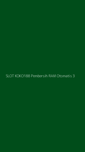 Tampilan Antarmuka Aplikasi Slot Koko188 Pembersih Ram Otomatis - 3