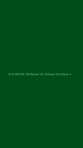 Tampilan Antarmuka Aplikasi Slot Master 168 Bandar Slot Terbesar Pasti Bayar - 4