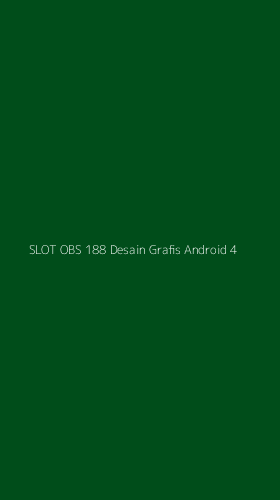 Tampilan Antarmuka Aplikasi Slot Obs 188 Desain Grafis Android - 4