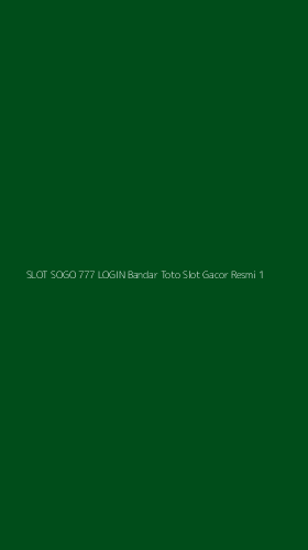 Tampilan Antarmuka Aplikasi Slot Sogo 777 Login Bandar Toto Slot Gacor Resmi - 1