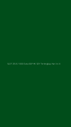 Tampilan Antarmuka Aplikasi Slot Zeus 1000 Data Sgp Hk Sdy Terlengkap Hari Ini - 4