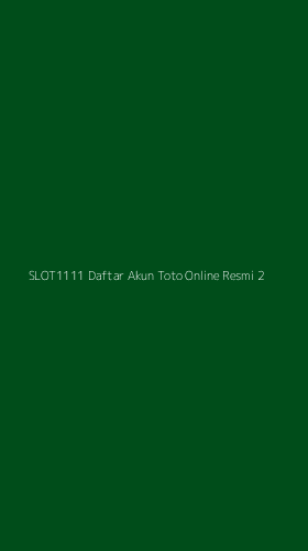 Tampilan Antarmuka Aplikasi Slot1111 Daftar Akun Toto Online Resmi - 2