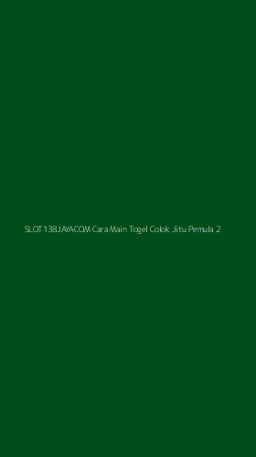 Tampilan Antarmuka Aplikasi Slot138jayacom Cara Main Togel Colok Jitu Pemula - 2
