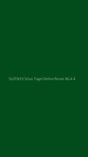 Tampilan Antarmuka Aplikasi Slot833 Situs Togel Online Resmi Wla - 4