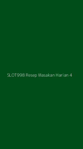 Tampilan Antarmuka Aplikasi Slot998 Resep Masakan Harian - 4