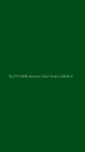 Tampilan Antarmuka Aplikasi Slotify808 Aplikasi Kasir Gratis Umkm - 4