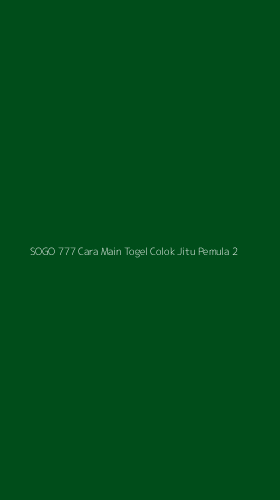 Tampilan Antarmuka Aplikasi Sogo 777 Cara Main Togel Colok Jitu Pemula - 2