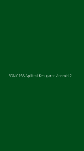 Tampilan Antarmuka Aplikasi Sonic168 Aplikasi Kebugaran Android - 2