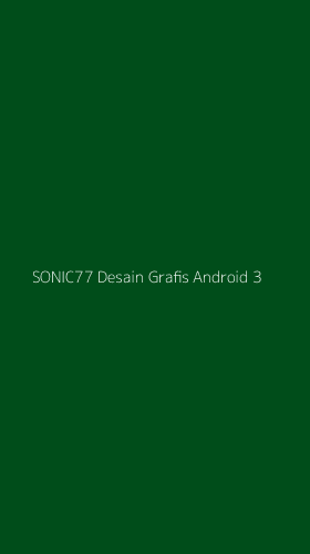 Tampilan Antarmuka Aplikasi Sonic77 Desain Grafis Android - 3