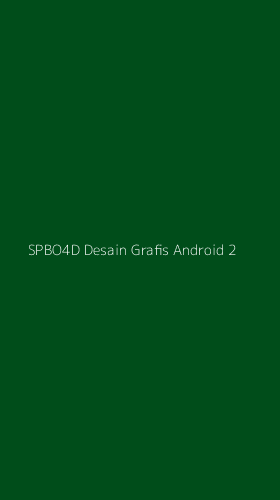 Tampilan Antarmuka Aplikasi Spbo4d Desain Grafis Android - 2