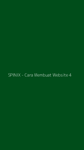Tampilan Antarmuka Aplikasi SPINIX - Cara Membuat Website - 4