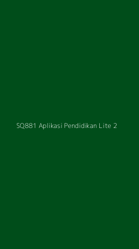 Tampilan Antarmuka Aplikasi Sq881 Aplikasi Pendidikan Lite - 2
