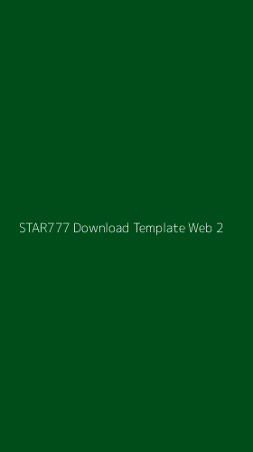 Tampilan Antarmuka Aplikasi Star777 Download Template Web - 2