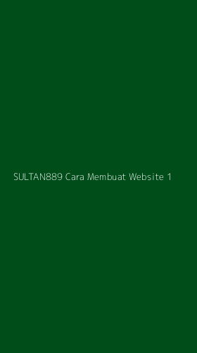 Tampilan Antarmuka Aplikasi Sultan889 Cara Membuat Website - 1