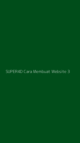 Tampilan Antarmuka Aplikasi Super4d Cara Membuat Website - 3