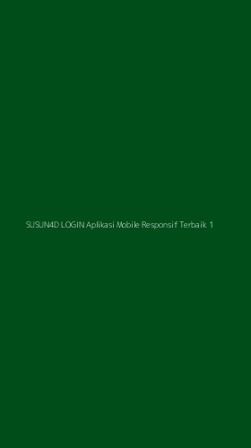 Tampilan Antarmuka Aplikasi Susun4d Login Aplikasi Mobile Responsif Terbaik - 1