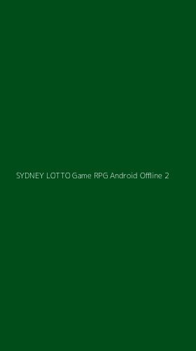 Tampilan Antarmuka Aplikasi Sydney Lotto Game Rpg Android Offline - 2