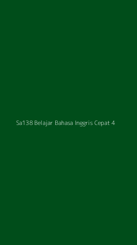 Tampilan Antarmuka Aplikasi Sa138 Belajar Bahasa Inggris Cepat - 4