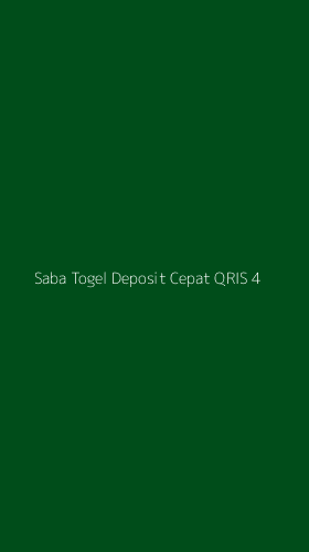 Tampilan Antarmuka Aplikasi Saba Togel Deposit Cepat Qris - 4