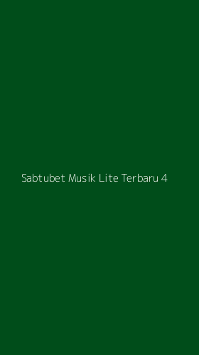 Tampilan Antarmuka Aplikasi Sabtubet Musik Lite Terbaru - 4