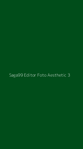 Tampilan Antarmuka Aplikasi Saga99 Editor Foto Aesthetic - 3