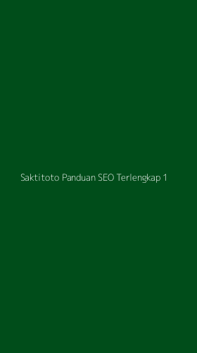 Tampilan Antarmuka Aplikasi Saktitoto Panduan Seo Terlengkap - 1