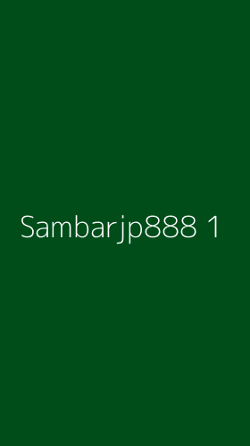 Tampilan Antarmuka Aplikasi Sambarjp888 - 1