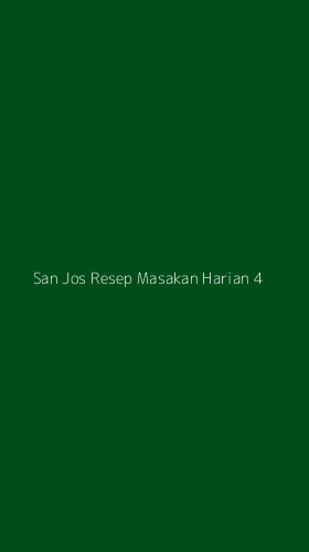 Tampilan Antarmuka Aplikasi San Jos Resep Masakan Harian - 4