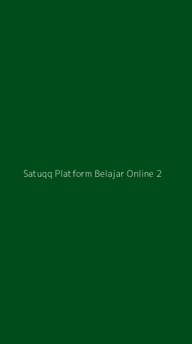 Tampilan Antarmuka Aplikasi Satuqq Platform Belajar Online - 2