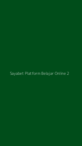 Tampilan Antarmuka Aplikasi Sayabet Platform Belajar Online - 2