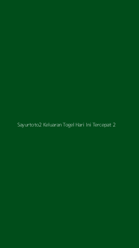 Tampilan Antarmuka Aplikasi Sayurtoto2 Keluaran Togel Hari Ini Tercepat - 2