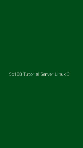 Tampilan Antarmuka Aplikasi Sb188 Tutorial Server Linux - 3