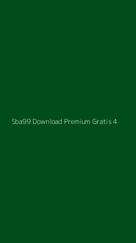 Tampilan Antarmuka Aplikasi Sba99 Download Premium Gratis - 4