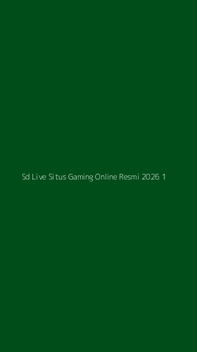 Tampilan Antarmuka Aplikasi Sd Live Situs Gaming Online Resmi 2026 - 1
