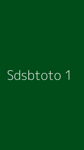 Tampilan Antarmuka Aplikasi Sdsbtoto - 1