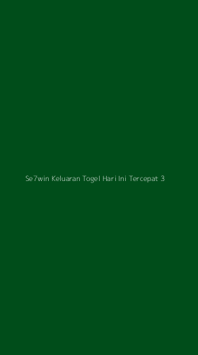 Tampilan Antarmuka Aplikasi Se7win Keluaran Togel Hari Ini Tercepat - 3