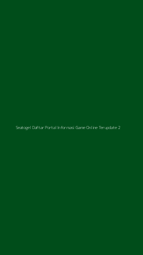 Tampilan Antarmuka Aplikasi Seatogel Daftar Portal Informasi Game Online Terupdate - 2