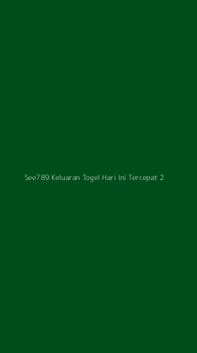 Tampilan Antarmuka Aplikasi See789 Keluaran Togel Hari Ini Tercepat - 2