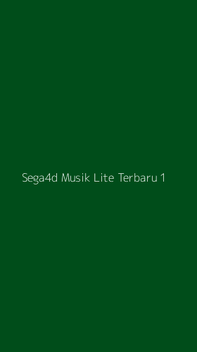 Tampilan Antarmuka Aplikasi Sega4d Musik Lite Terbaru - 1