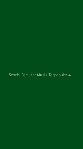 Tampilan Antarmuka Aplikasi Sehoki Pemutar Musik Terpopuler - 4
