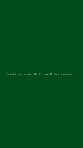 Tampilan Antarmuka Aplikasi Selamat Anda Mendapatkan Hadiah Daftar Akun Pro Slot Internasional - 4