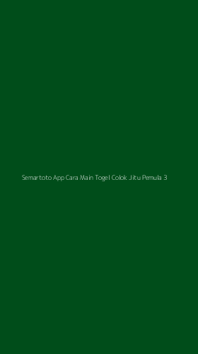 Tampilan Antarmuka Aplikasi Semartoto App Cara Main Togel Colok Jitu Pemula - 3