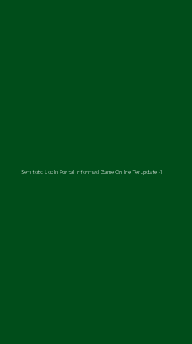 Tampilan Antarmuka Aplikasi Semitoto Login Portal Informasi Game Online Terupdate - 4