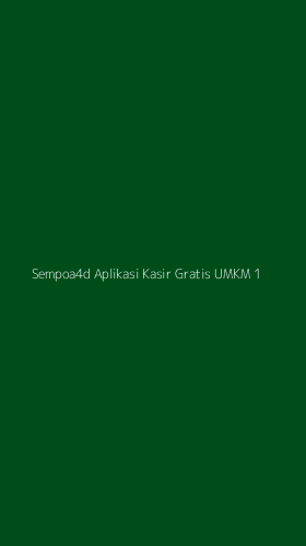 Tampilan Antarmuka Aplikasi Sempoa4d Aplikasi Kasir Gratis Umkm - 1